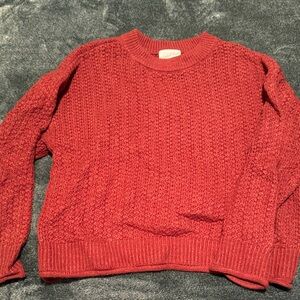 Cozy burnt orange Knit Sweater